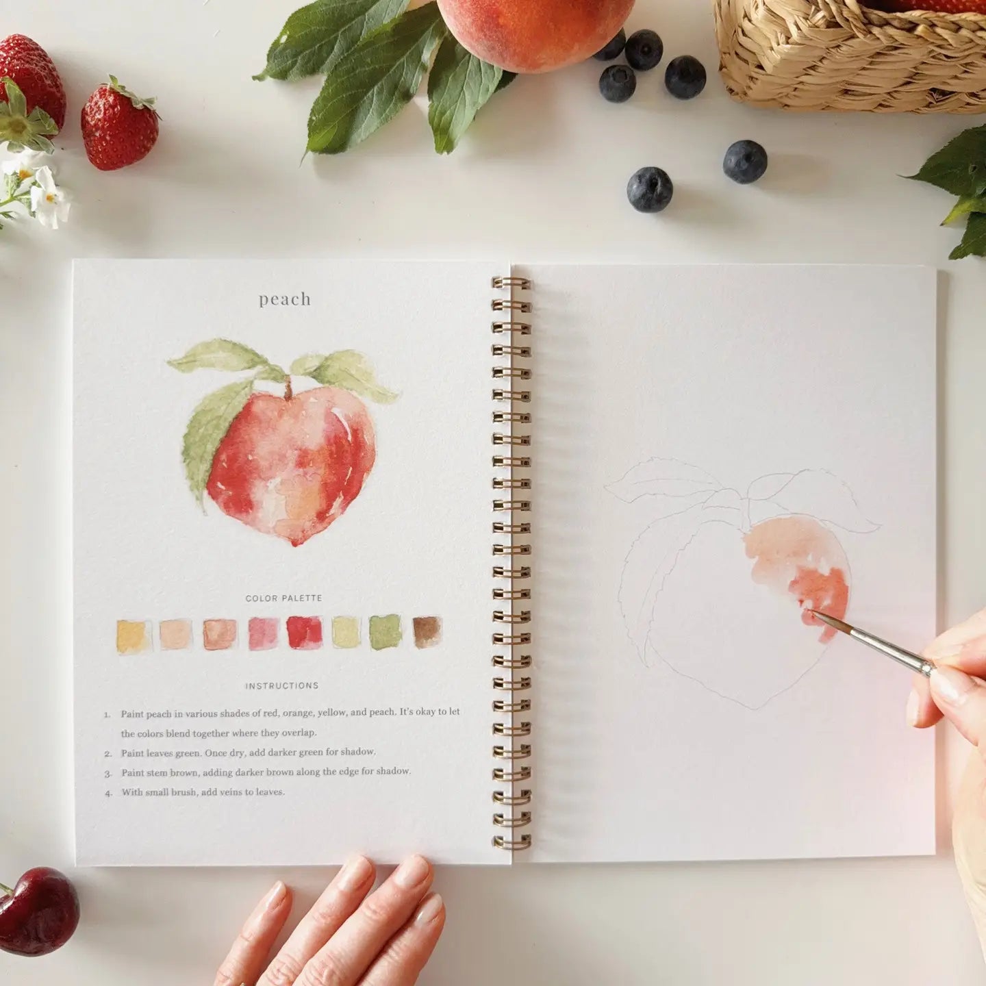 Emily Lex Water Colour Books-FRUIT