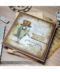 Tim Holtz Cling Mount Stamps: Crazy Talk CMS236