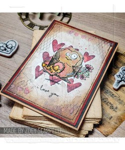 Tim Holtz Cling Mount Stamps: Crazy Talk CMS236