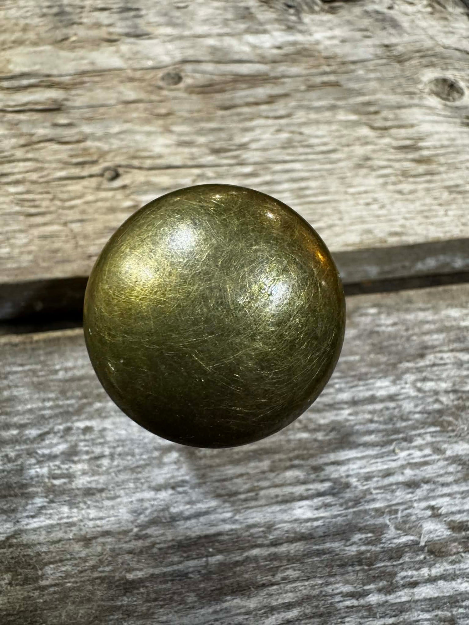 KNOB IRON AGED GOLD