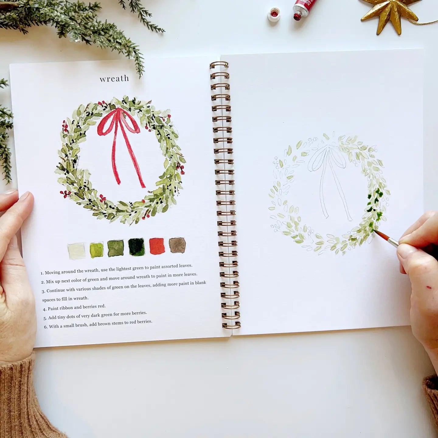 Emily Lex Water Colour Books-CHRISTMAS