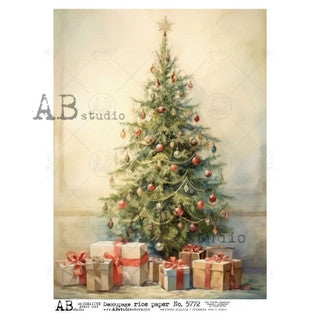 AB Studios Christmas Tree with Wrapped Presents 5772