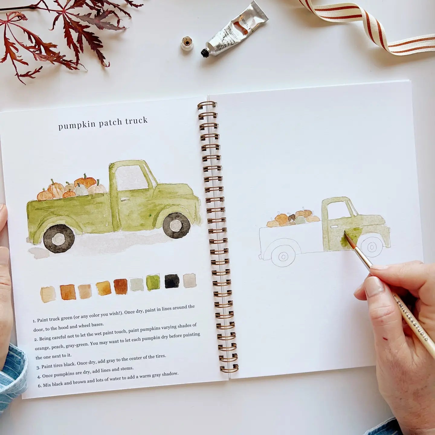 Emily Lex Water Colour Books-AUTUMN