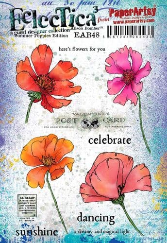 E³ Alison Bomber 48: Summer Poppies Edition (A5 set on EZ)