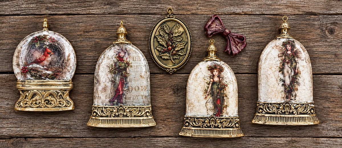 Workshop-Resin Christmas Ornaments--NOV 22 @ NOON (Read details in description)