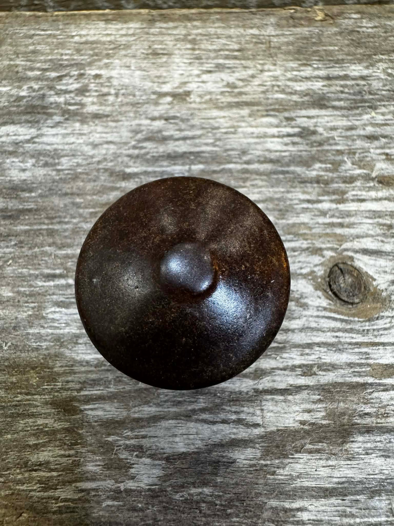 KNOB IRON RUST COLOUR FINISH