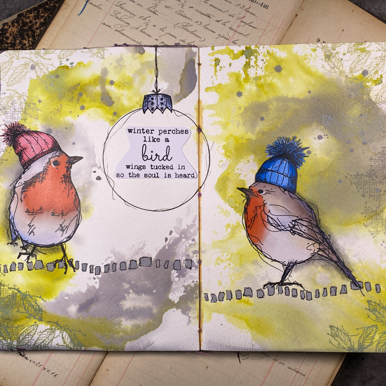 France Papillon 030 (A5 stamp set, trimmed, on EZ)