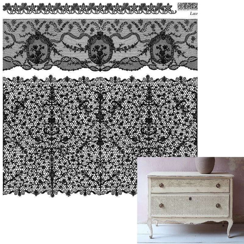 Lace IOD Decor Stamp (12″x12″)