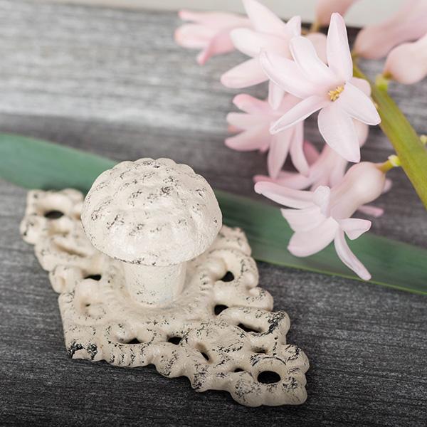 Cast Iron Drawer Knob white