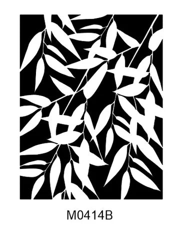 M0414B Reverse Stencil Patterns - botanical -READ DETAILS BELOW (Copy) (Copy) (Copy) (Copy) (Copy) (Copy)