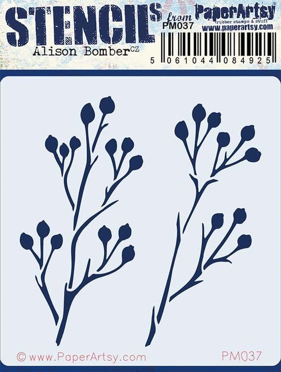 PA Mini Stencil 037 {Alison Bomber}