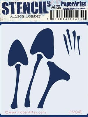 PA Mini Stencil 040 {Alison Bomber}