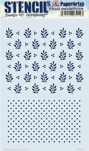 PA Stencil 468 Large {Scrapcosy}