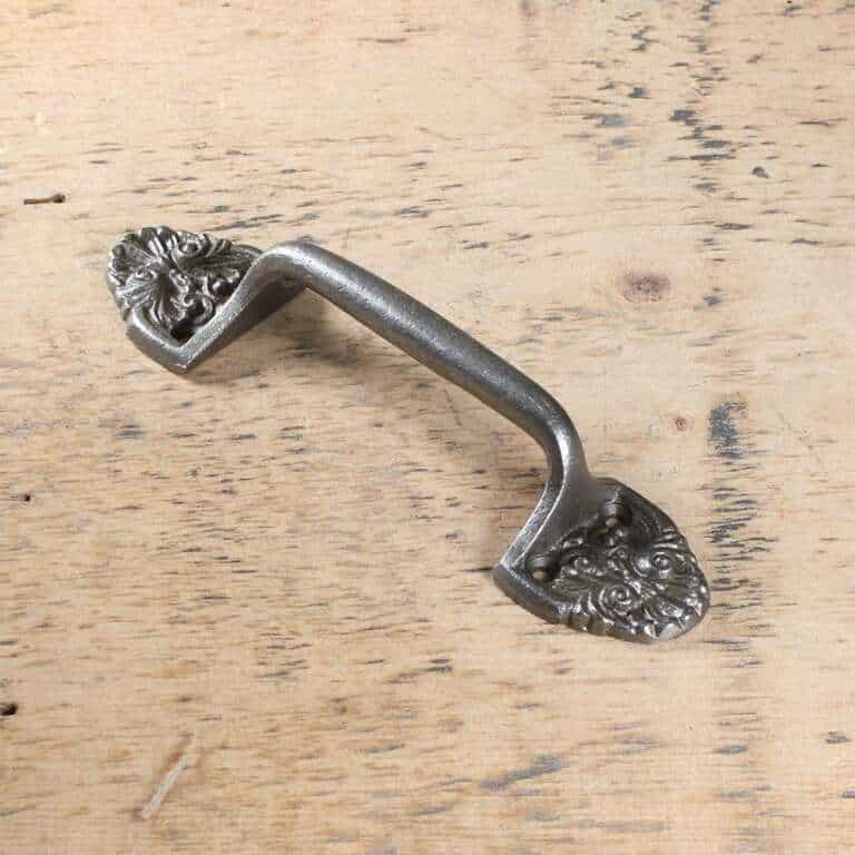 offset cast iron antique handle