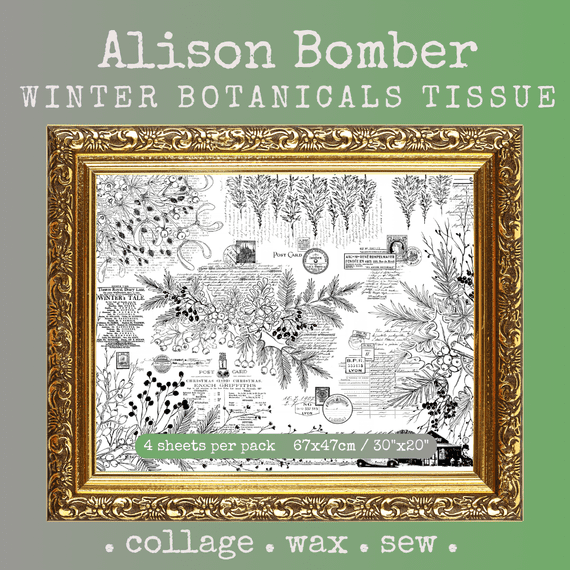 Printed Tissue 16 {Winter Bontanicals}