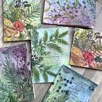 Printed Tissue 16 {Winter Bontanicals}