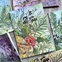 Printed Tissue 16 {Winter Bontanicals}