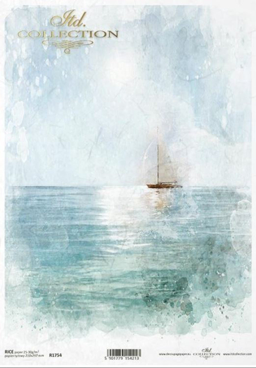 ITD Collection Sailboat Scene  r1754