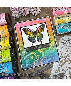 Tim Holtz Layered Stencil 4.125"X8.5" -Flourish