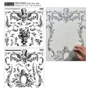 IOD STAMP RIVERIE- 2 SHEETS (12″X12″)