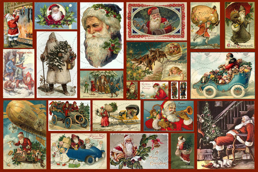 JRV Paper -Santa Postcards