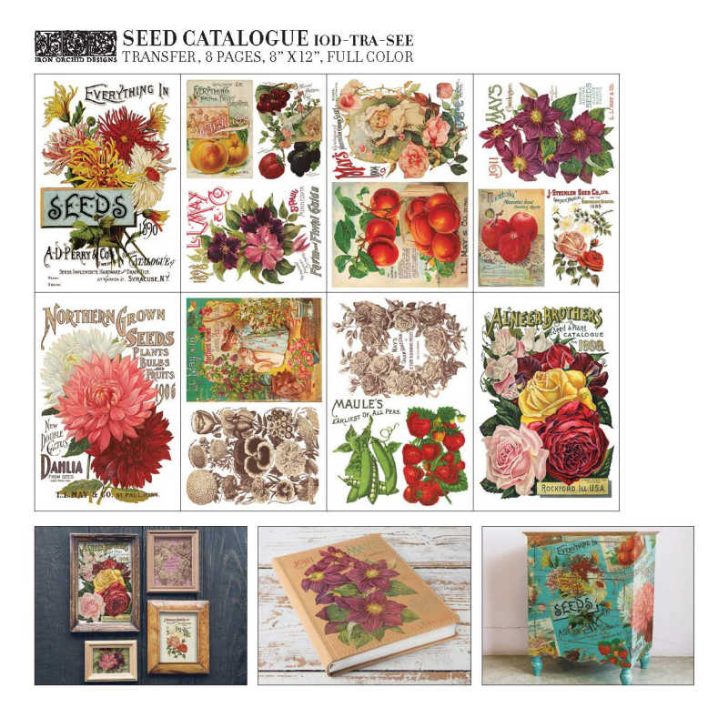 IOD TRANSFER SEED CATALOGUE 8 PAGES (8" X 12")