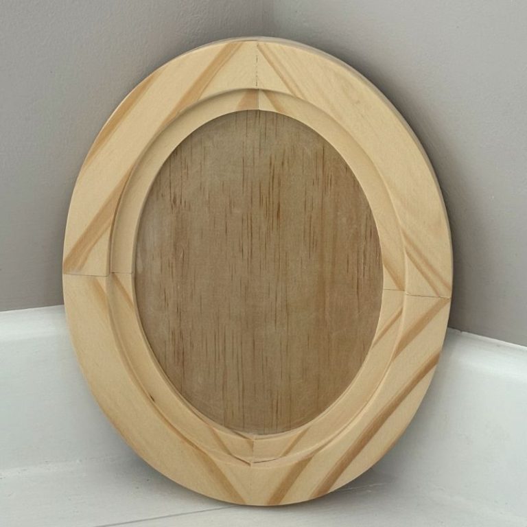 Large Oval Wood Blank – Outer Approx 12.7″ x 15.7″