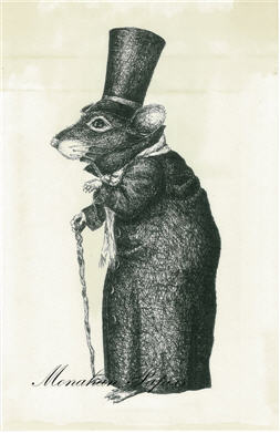Top Hat Mouse By Stacey Meade - SPS334 *