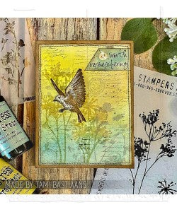 French Marketplace Tim Holtz Cling Mount Stamps: cms071