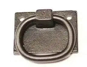 Black Ring Pull with Backplate