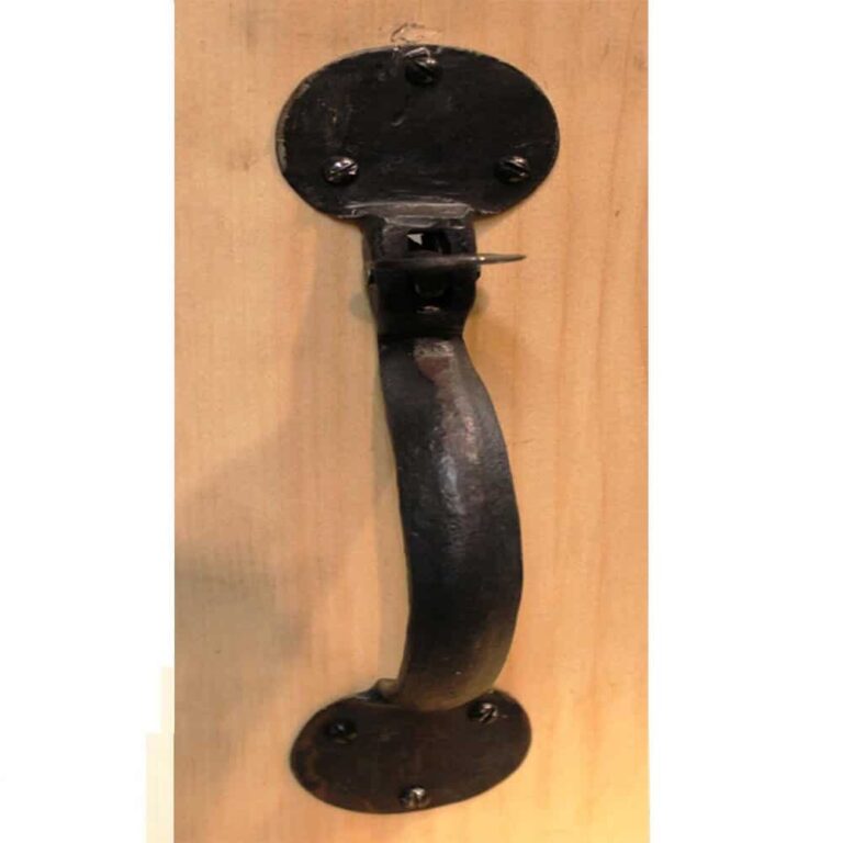 Wrought iron door latch