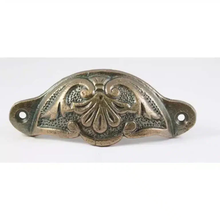 Traditional Cup Pull Antique Brass