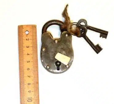 Small Rustic Padlock