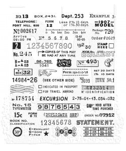 TIDBITS Tim Holtz Cling Mount Stamps CMS488