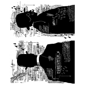 EVOLUTION Tim Holtz Cling Mount Stamps CMS262