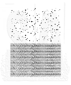 FLURRY & PINE Tim Holtz Cling Mount Stamps CMS312