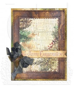 Tim Holtz Cling Mount Stamps: Music & Advert cms358