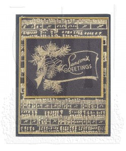 Tim Holtz Cling Mount Stamps: Music & Advert cms358