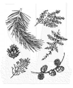 Forest Floor Tim Holtz Cling Mount Stamps: cms422