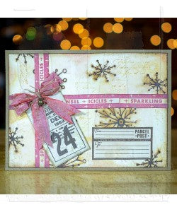 Vintage Holidays Tim Holtz Cling Mount Stamps: cms423