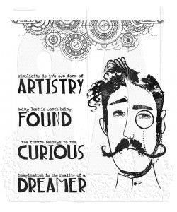 OBSERVATIONS Tim Holtz Cling Mount Stamps CMS434