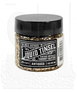 Tim Holtz Distress Liquid Tinsel: Chunky, Antiqued --ARRIVING SOON!!