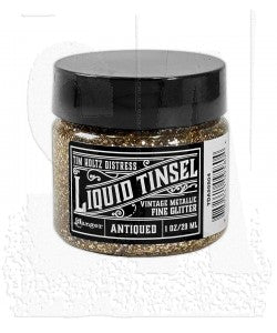 Tim Holtz Distress Liquid Tinsel: Fine, Antiqued --ARRIVING SOON!!