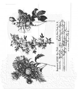 Tim Holtz Cling Stamps 7"X8.5"-FLOWER SHOP CMS401