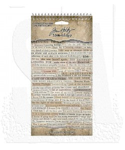 Tim Holtz Idea-ology: CLIPPINGS  STICKER BOOK-TH94030