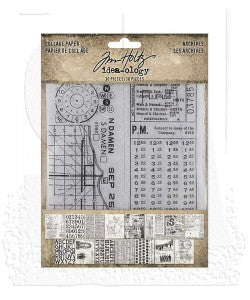 Tim Holtz Idea-ology: Collage Paper, Archives TH94366