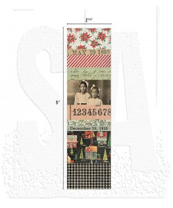 Tim Holtz Idea-ology: Collage Strips, Large, Christmas TH94410