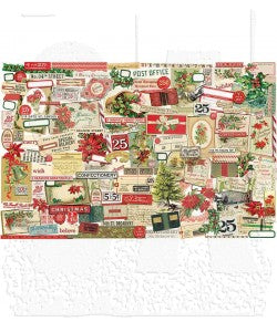 Tim Holtz Idea-ology Ephemera Pack, Christmas 2024