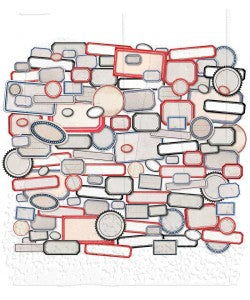 EPHEMERA PACK-SNIPPETS-LABELS-TH94188--120 PCS