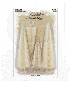 Tim Holtz Idea-ology: Woodland Trees Alpine, Christmas 2023